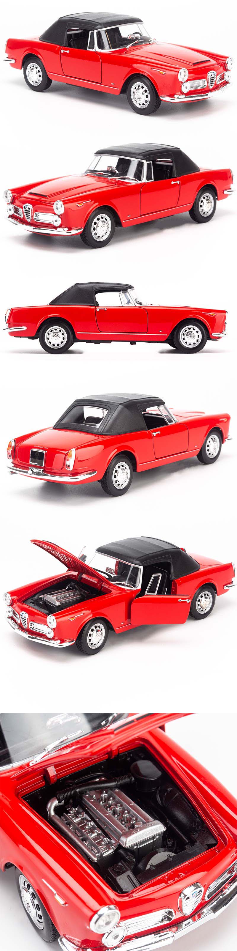 Mô hình Xe Alfa Romeo Spider 1960 1:24